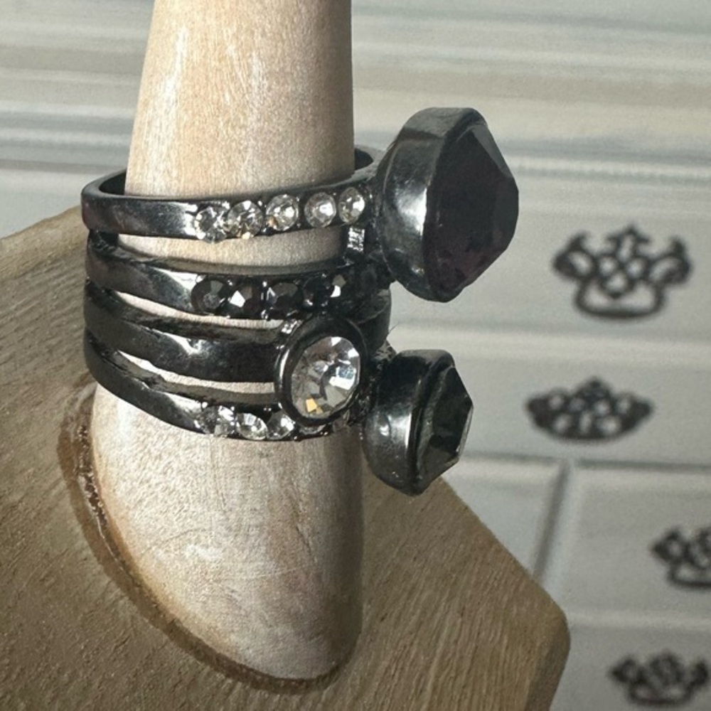 Multi-Stone Stacked Ring‎ - Picture 5 of 13